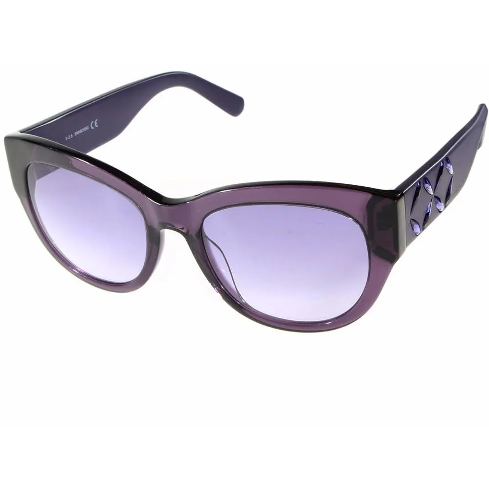 Swarovski Women's Purple Plastic Sunglasses