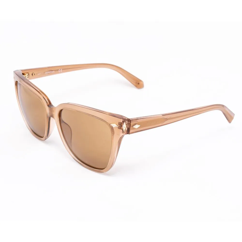 Swarovski Women's Gold Plastic Sunglasses