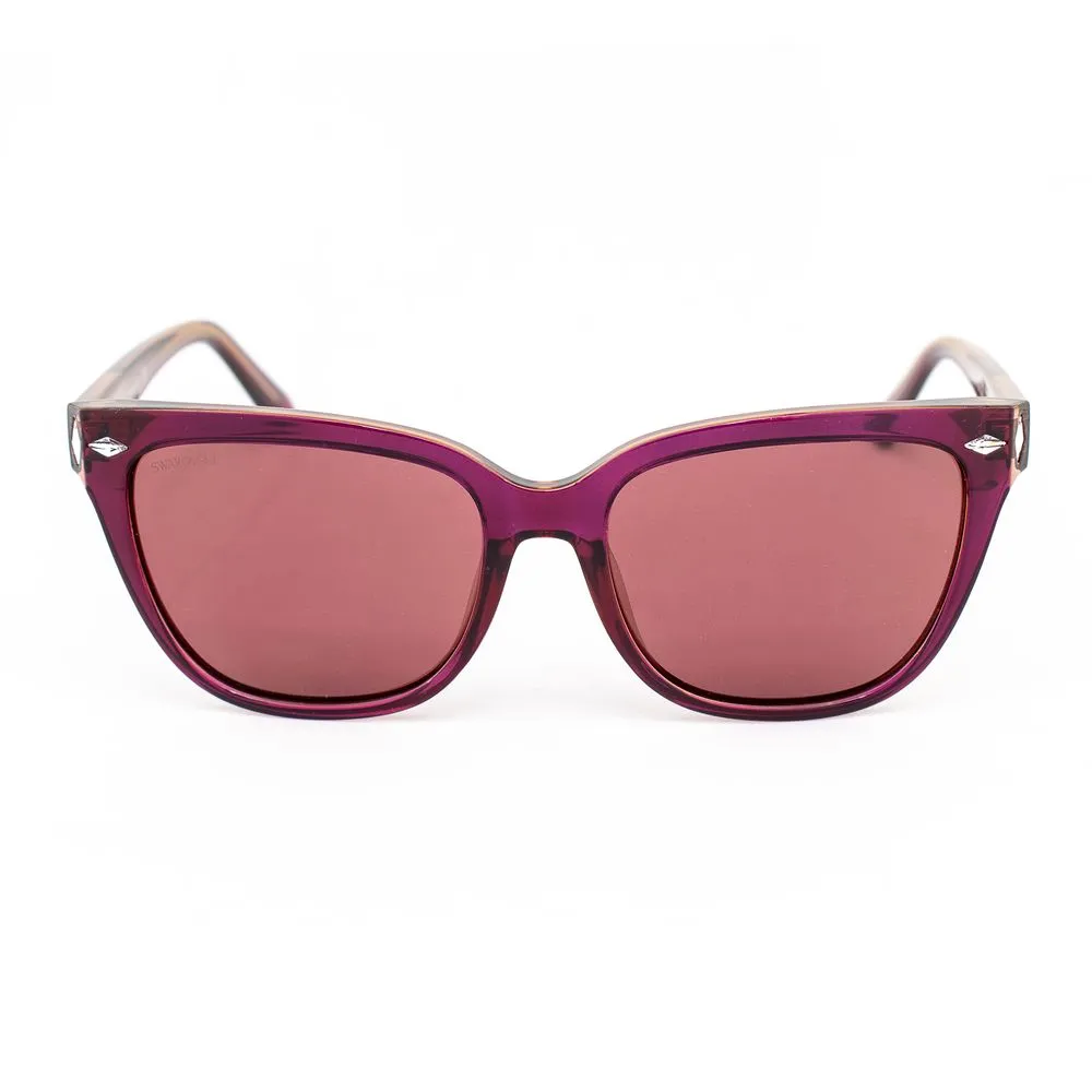 Swarovski Women's Bordeaux Plastic Sunglasses