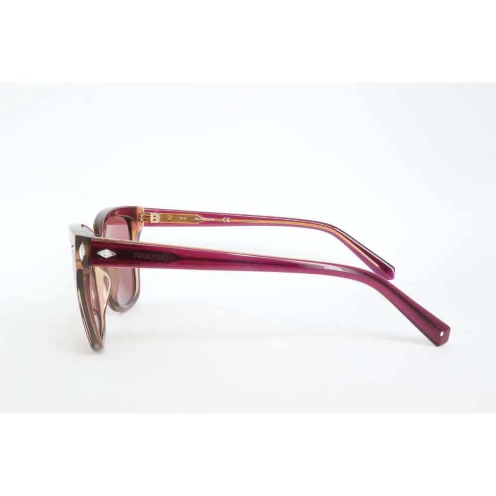 Swarovski Women's Bordeaux Plastic Sunglasses