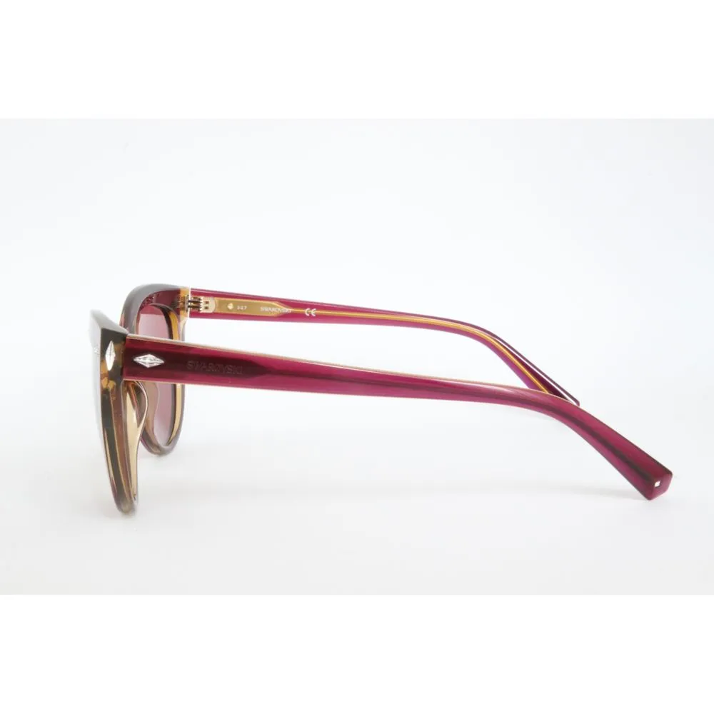 Swarovski Women's Bordeaux Plastic Sunglasses