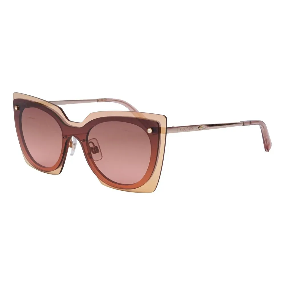 Swarovski Women's Brown Plastic Sunglasses