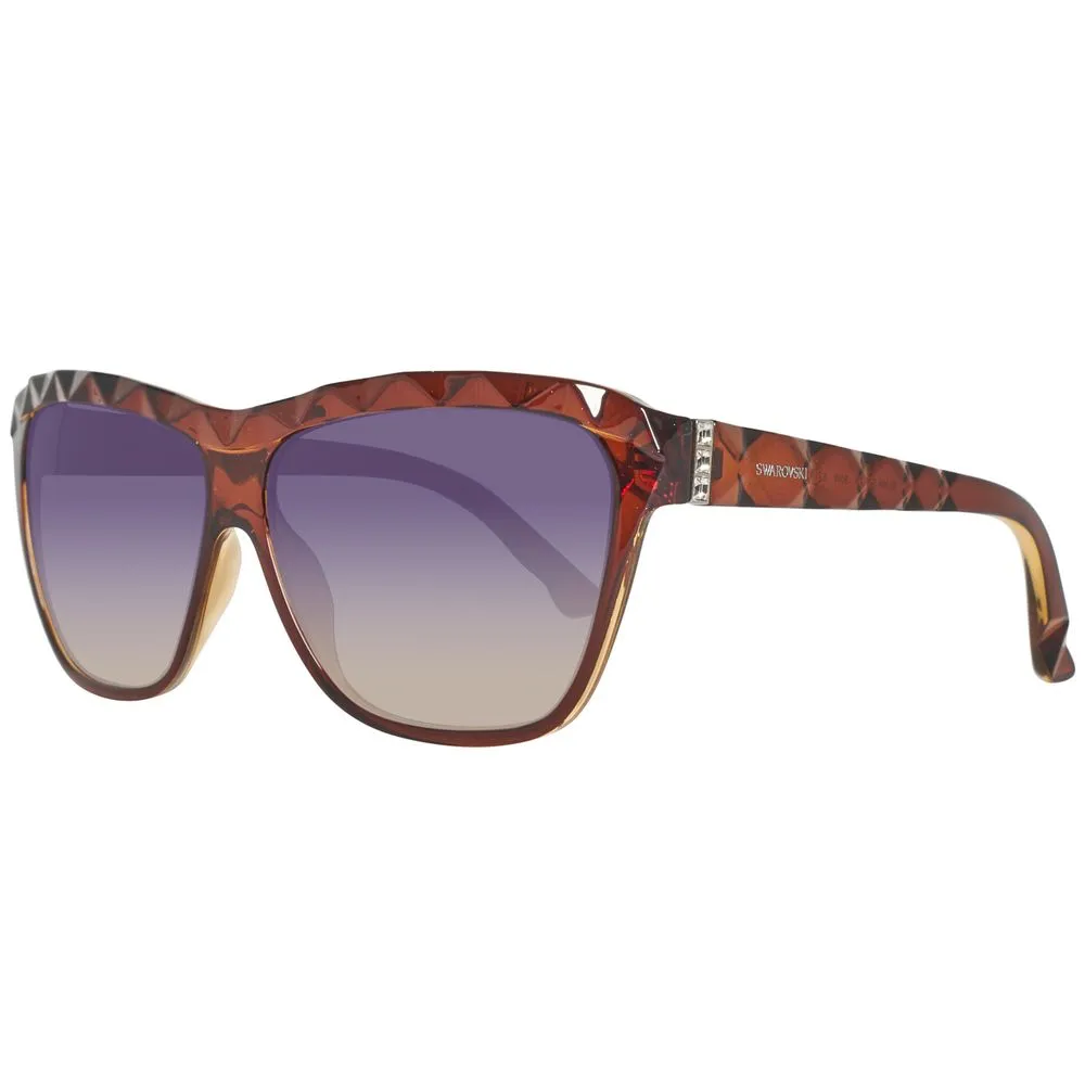 Swarovski Women's Brown Injected Sunglasses