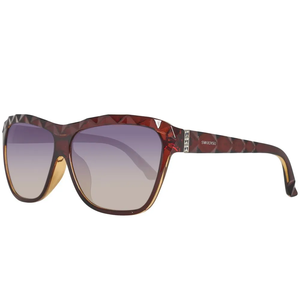 Swarovski Women's Brown Injected Sunglasses