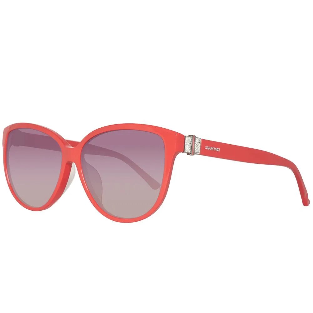 Swarovski Women's Red Acetate Sunglasses