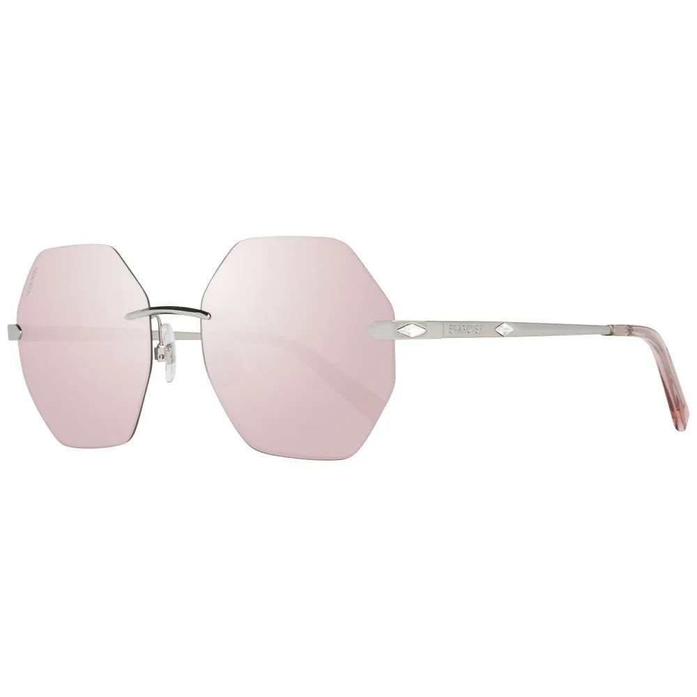 Swarovski Women's Silver Metal Sunglasses