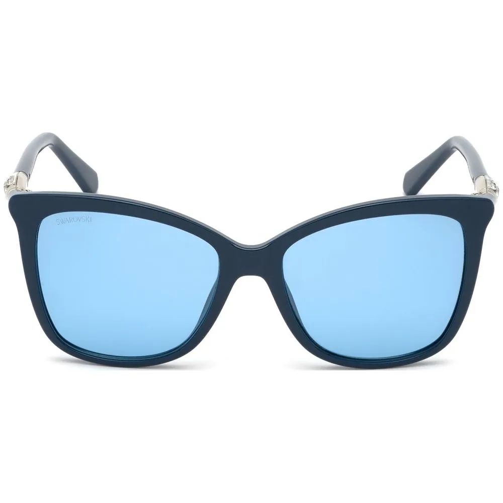 Swarovski Women's Blue Injected Sunglasses