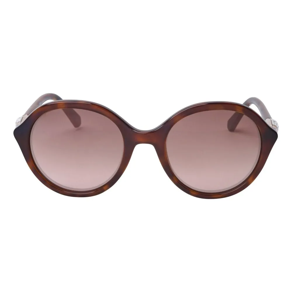 Swarovski Women's Brown Acetate Sunglasses