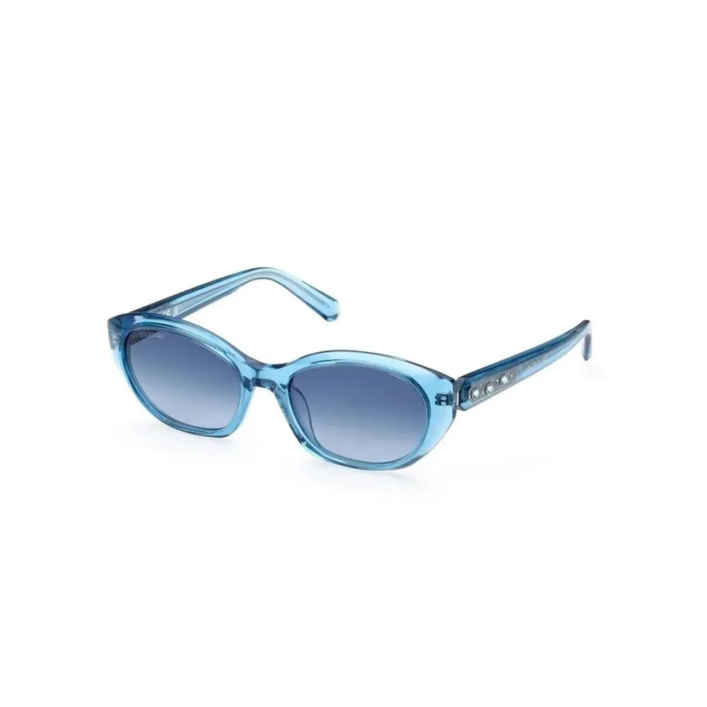 Swarovski Women's Blue Plastic Sunglasses
