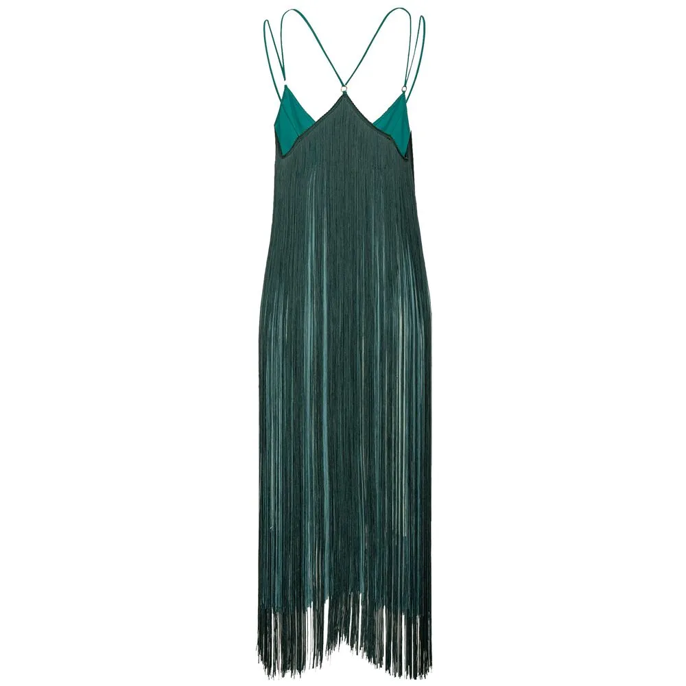 PINKO Women's Green Polyester Dress