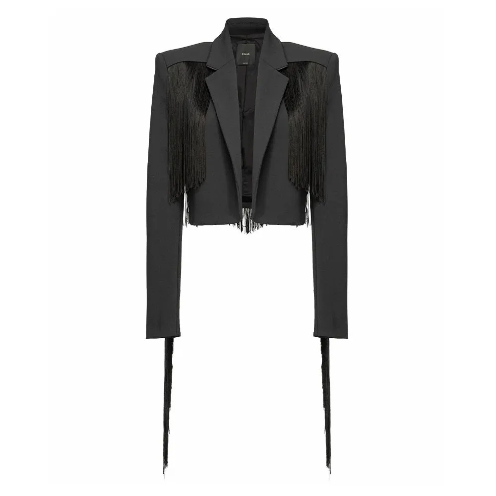 PINKO Women's Black Polyester Suits & Blazer