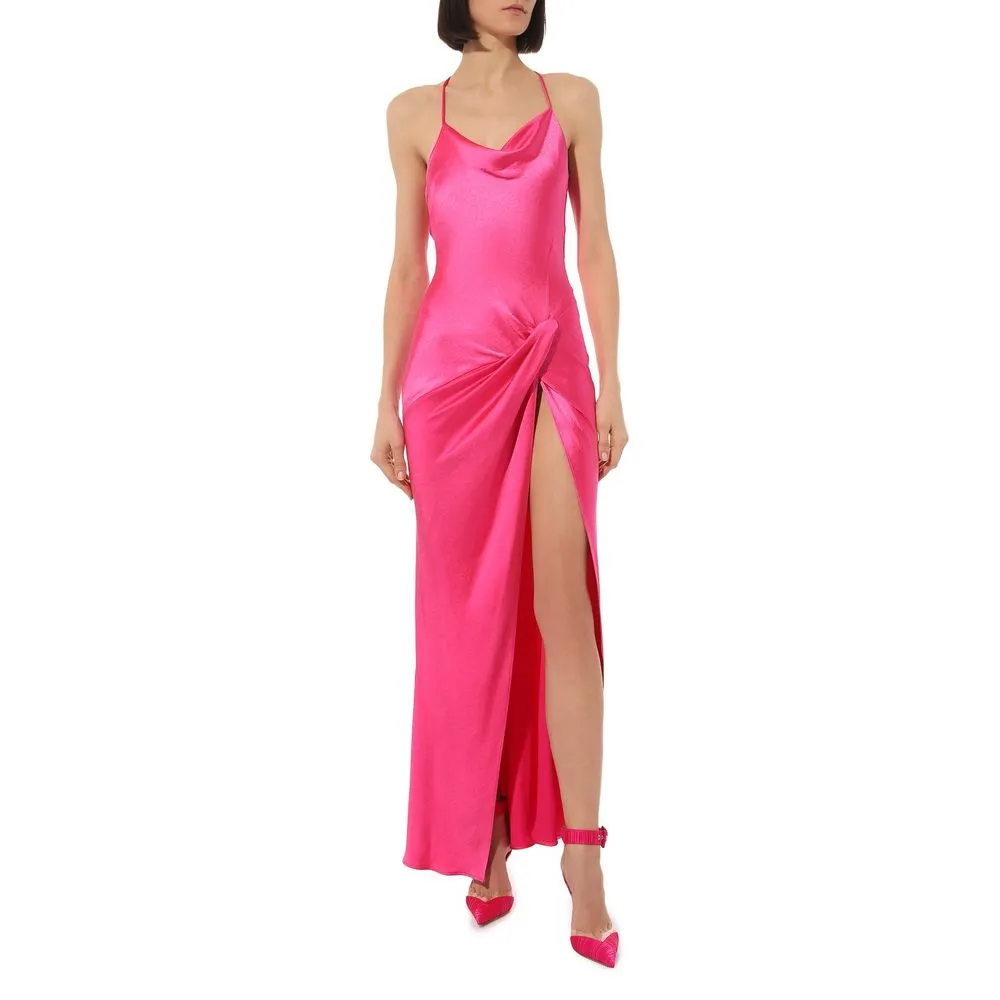 PINKO Women's Fuchsia Polyester Dress