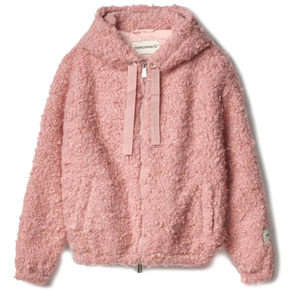 Hinnominate Women's Pink Polyester Jackets & Coat
