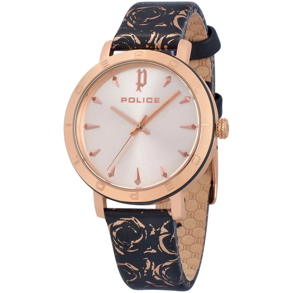 Police Women's Brown Leather Watch
