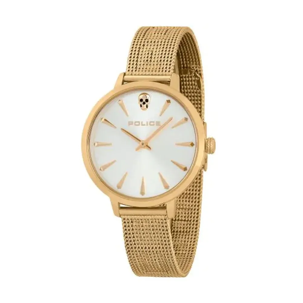 Police Women's Gold Stainless Steel Watch