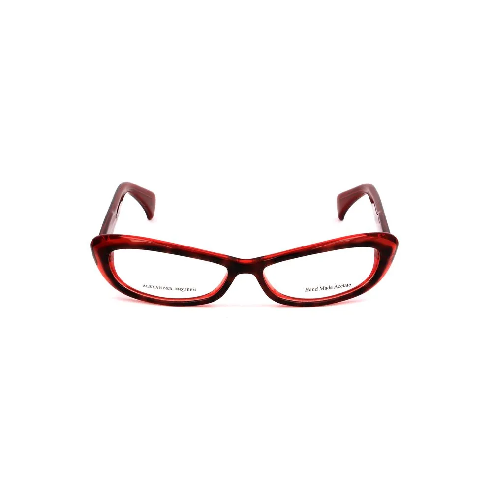 Alexander McQueen Women's Red Acetate Frames