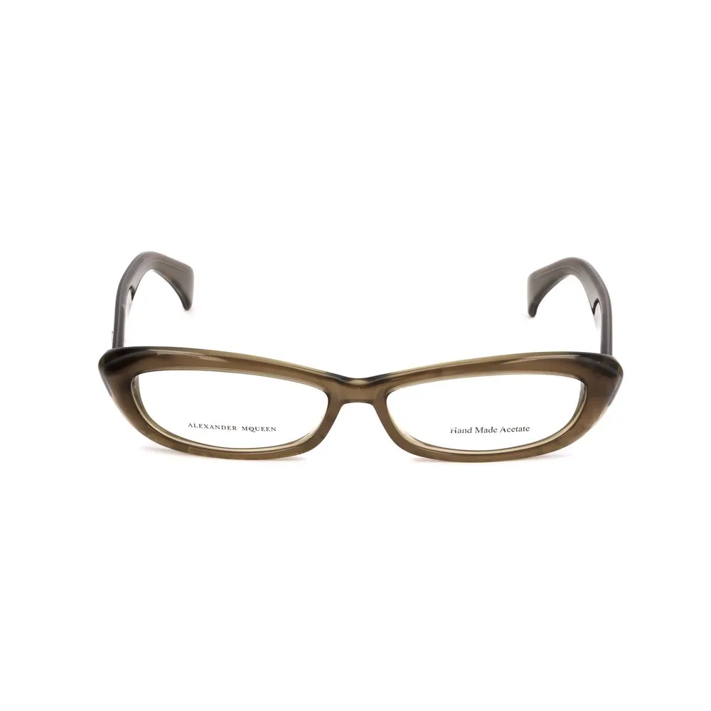 Alexander McQueen Women's Beige Acetate Frames
