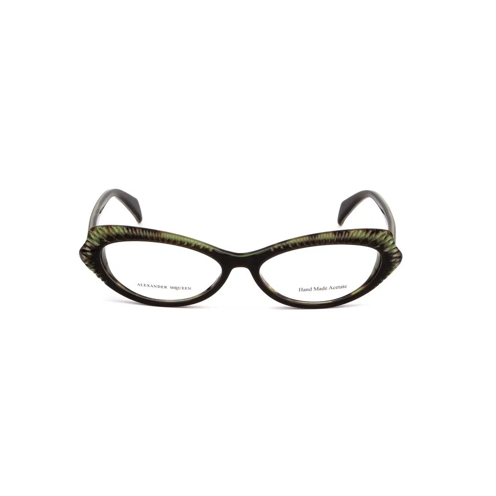 Alexander McQueen Women's Green Acetate Frames