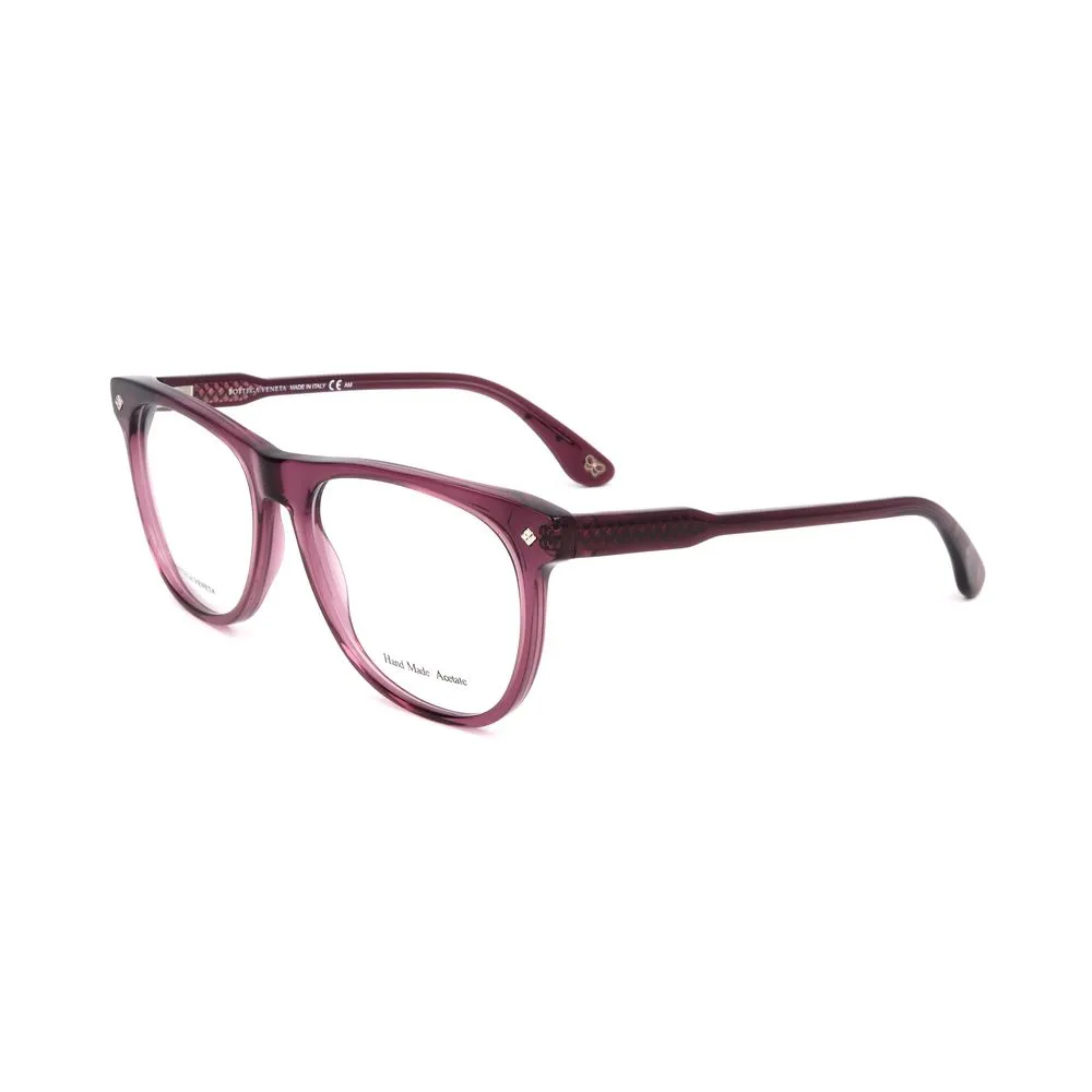 Bottega Veneta Unisex Purple Acetate Frames