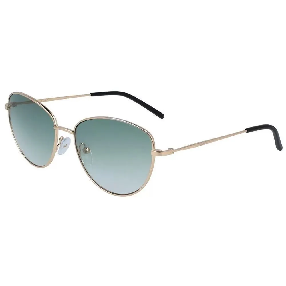 DKNY Women's Gold Metal Sunglasses