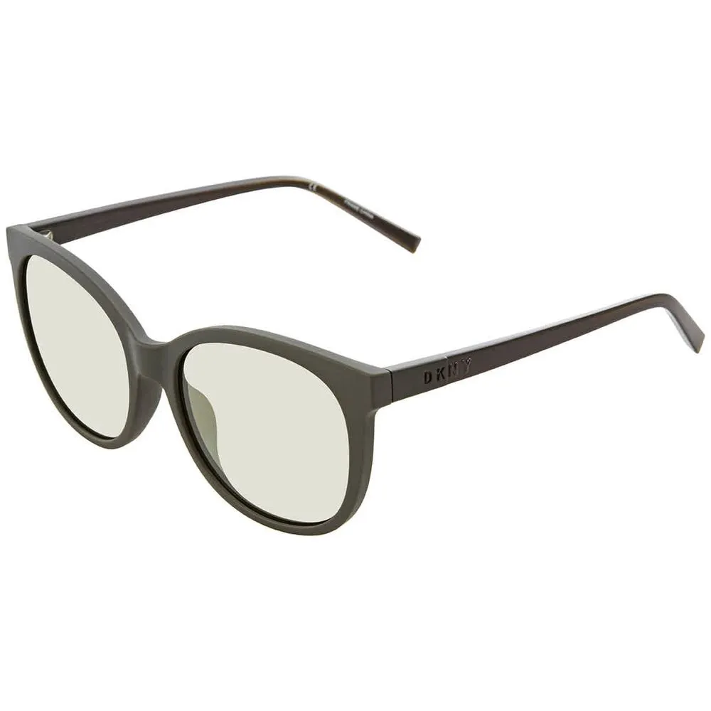 DKNY Women's Green Injected Sunglasses
