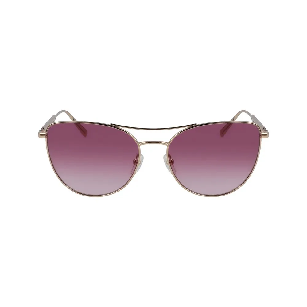 Longchamp Women's Rose Gold Metal Sunglasses