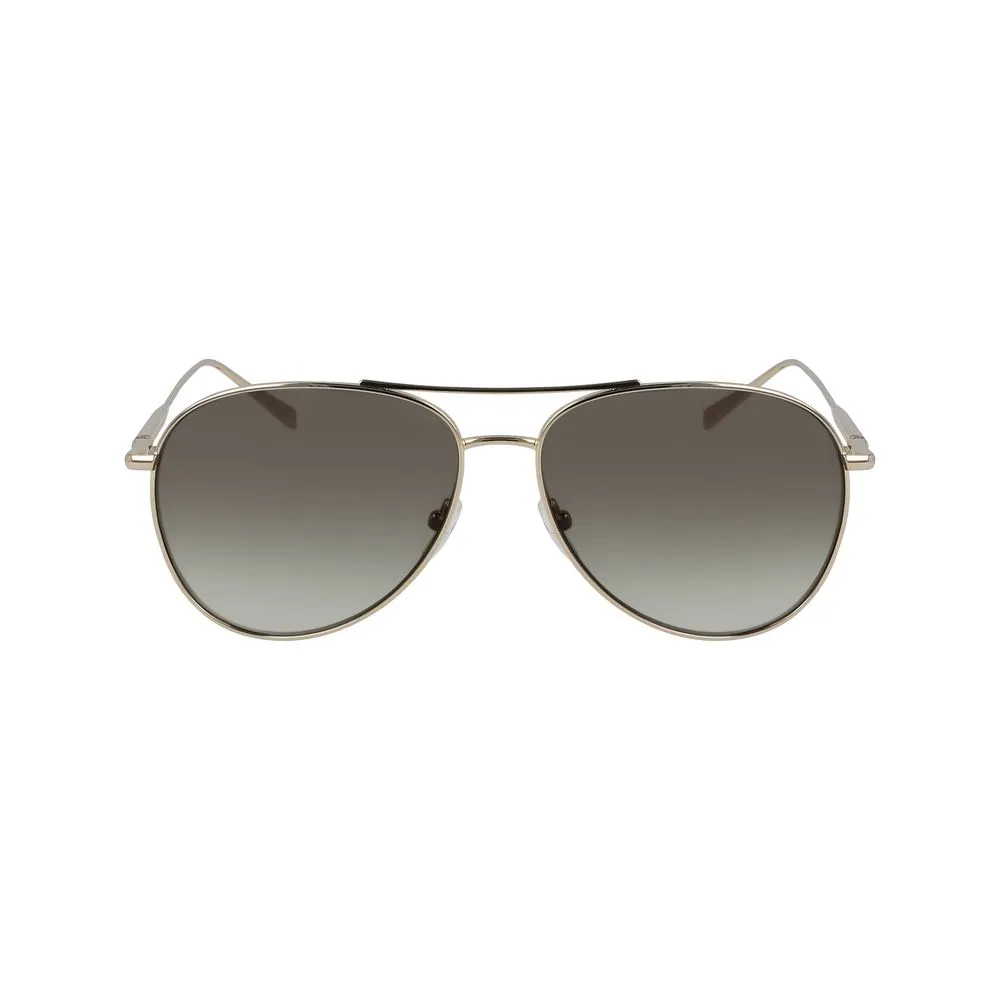 Longchamp Women's Gold Metal Sunglasses