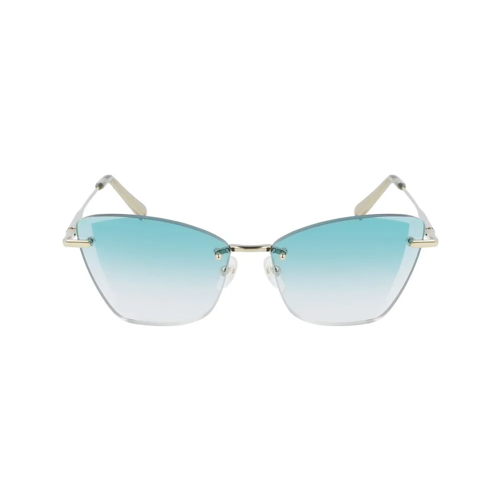 Longchamp Women's Gold Metal Sunglasses