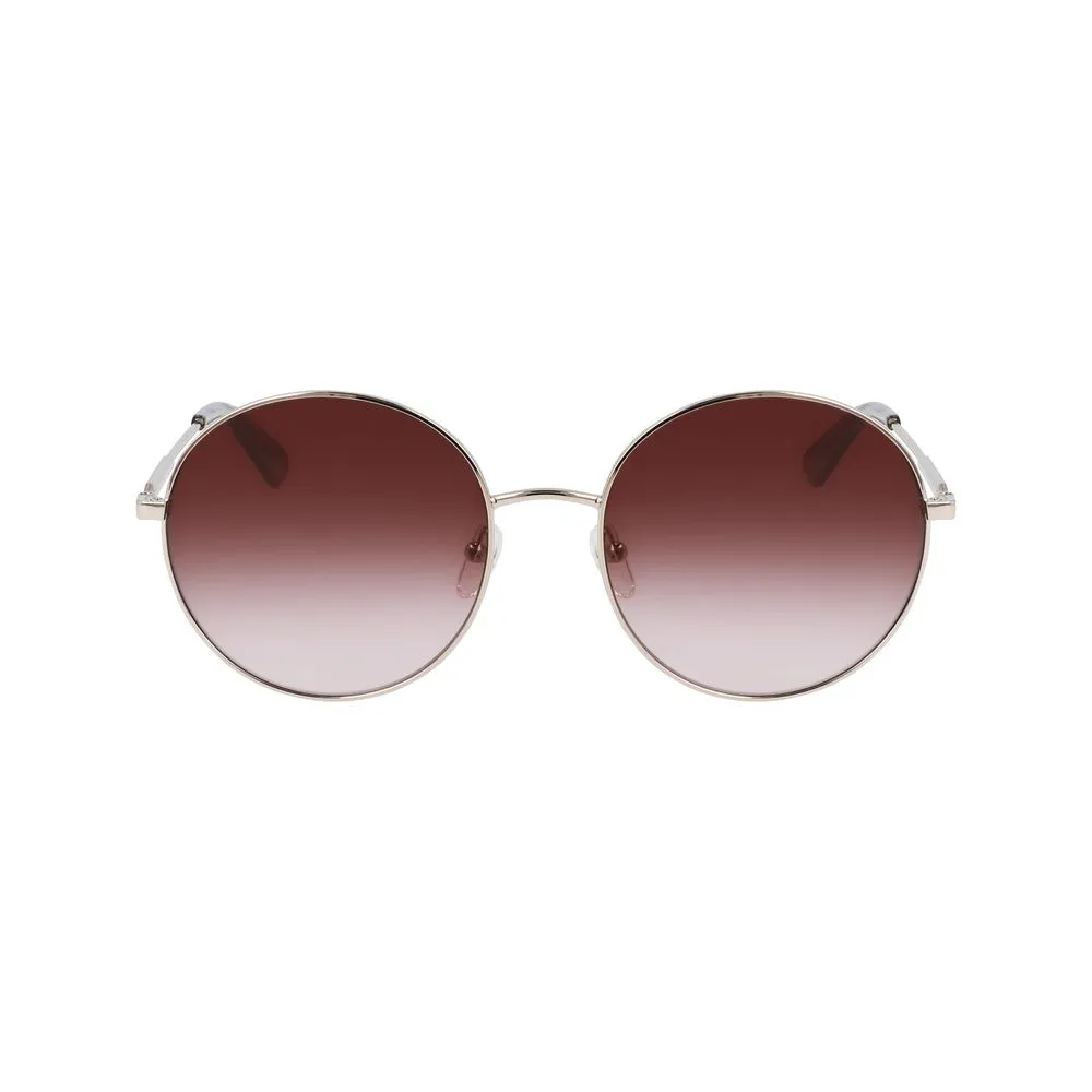 Longchamp Women's Gold Metal Sunglasses