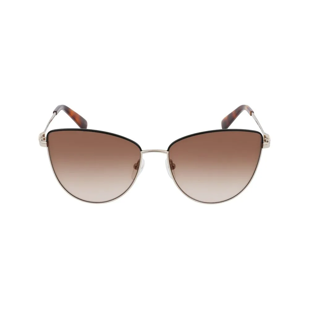 Longchamp Women's Gold Metal Sunglasses
