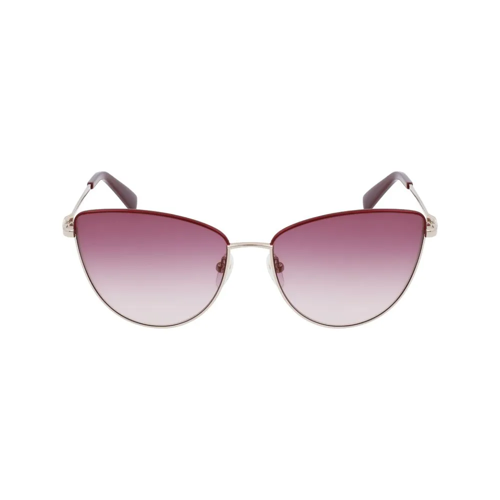 Longchamp Women's Gold Metal Sunglasses