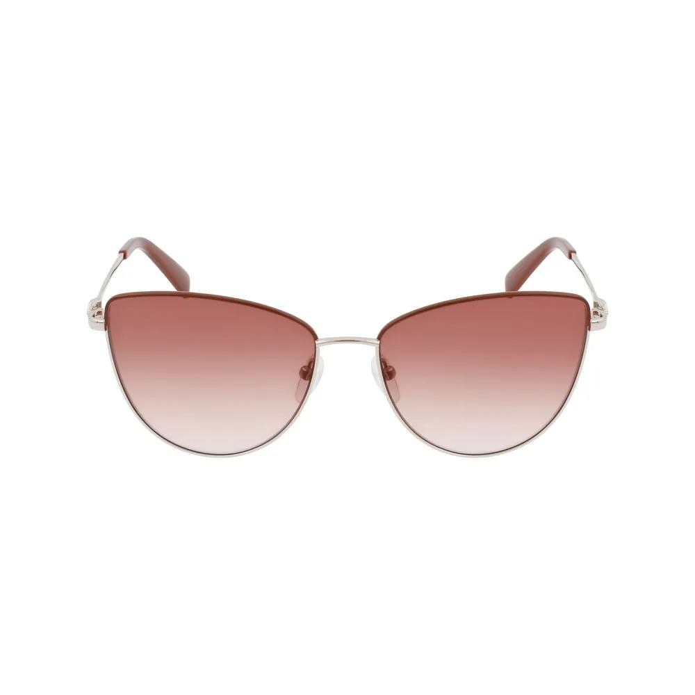 Longchamp Women's Gold Metal Sunglasses