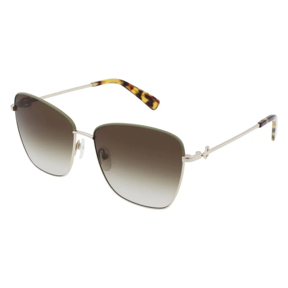 Longchamp Women's Gold Metal Sunglasses