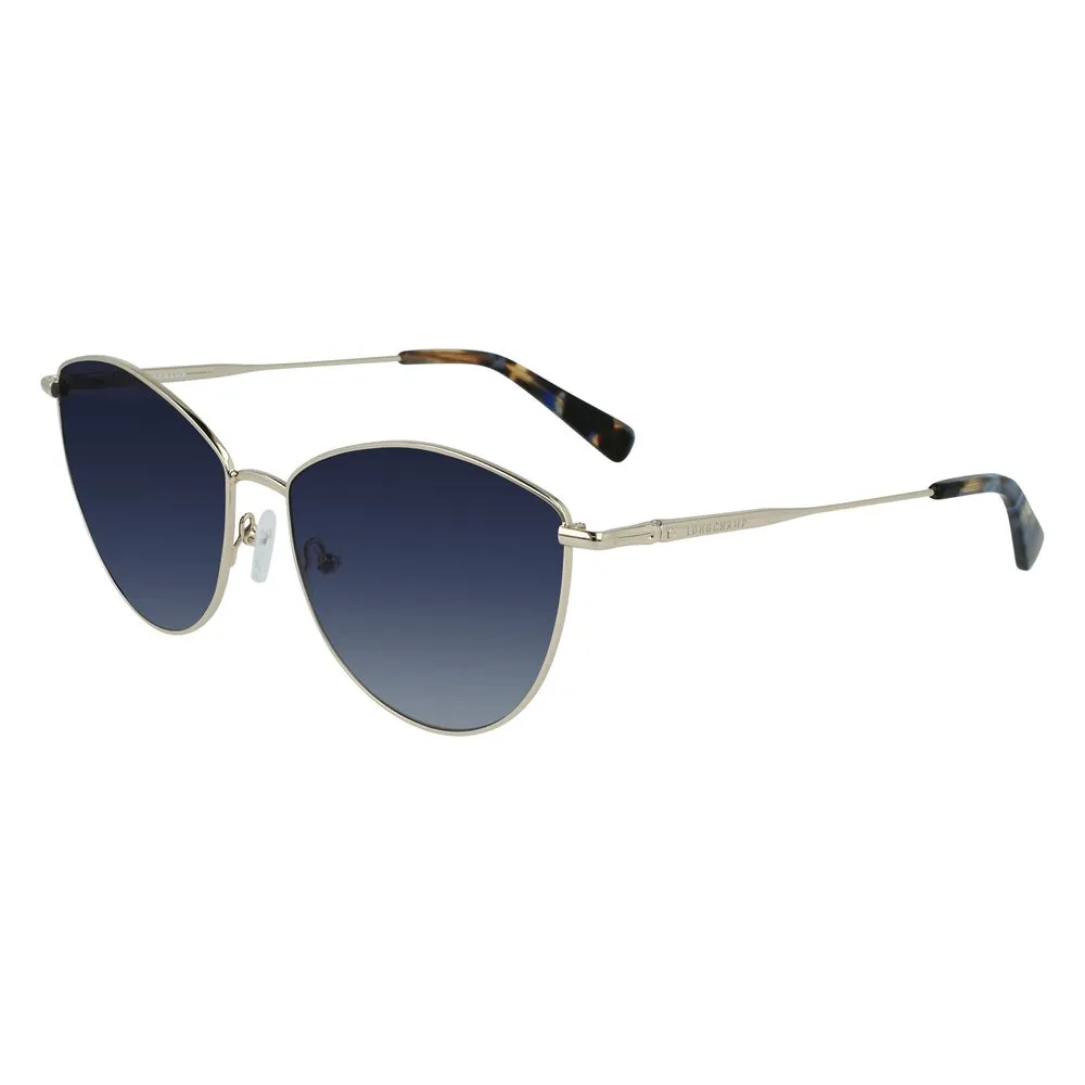 Longchamp Women's Gold Metal Sunglasses