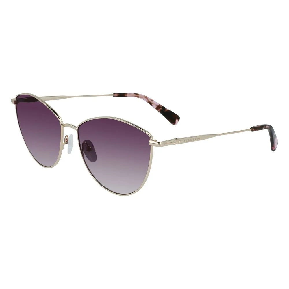 Longchamp Women's Gold Metal Sunglasses