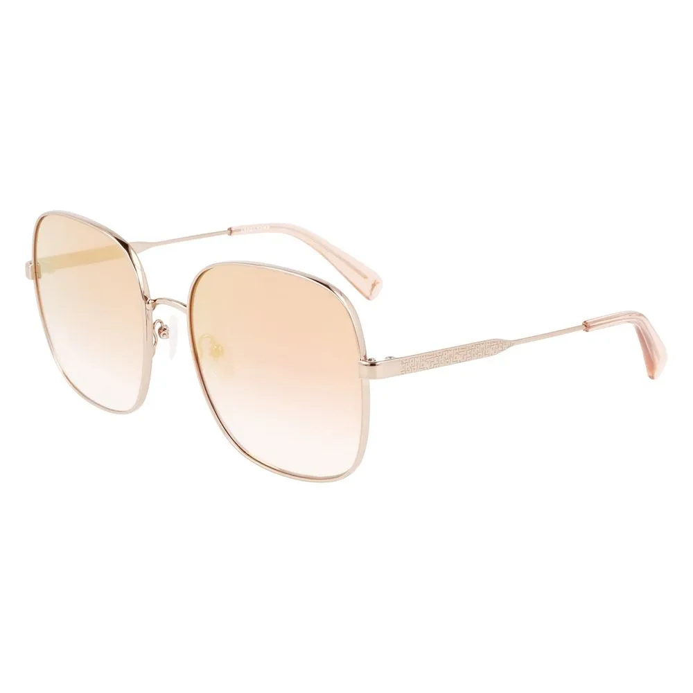 Longchamp Women's Gold Metal Sunglasses