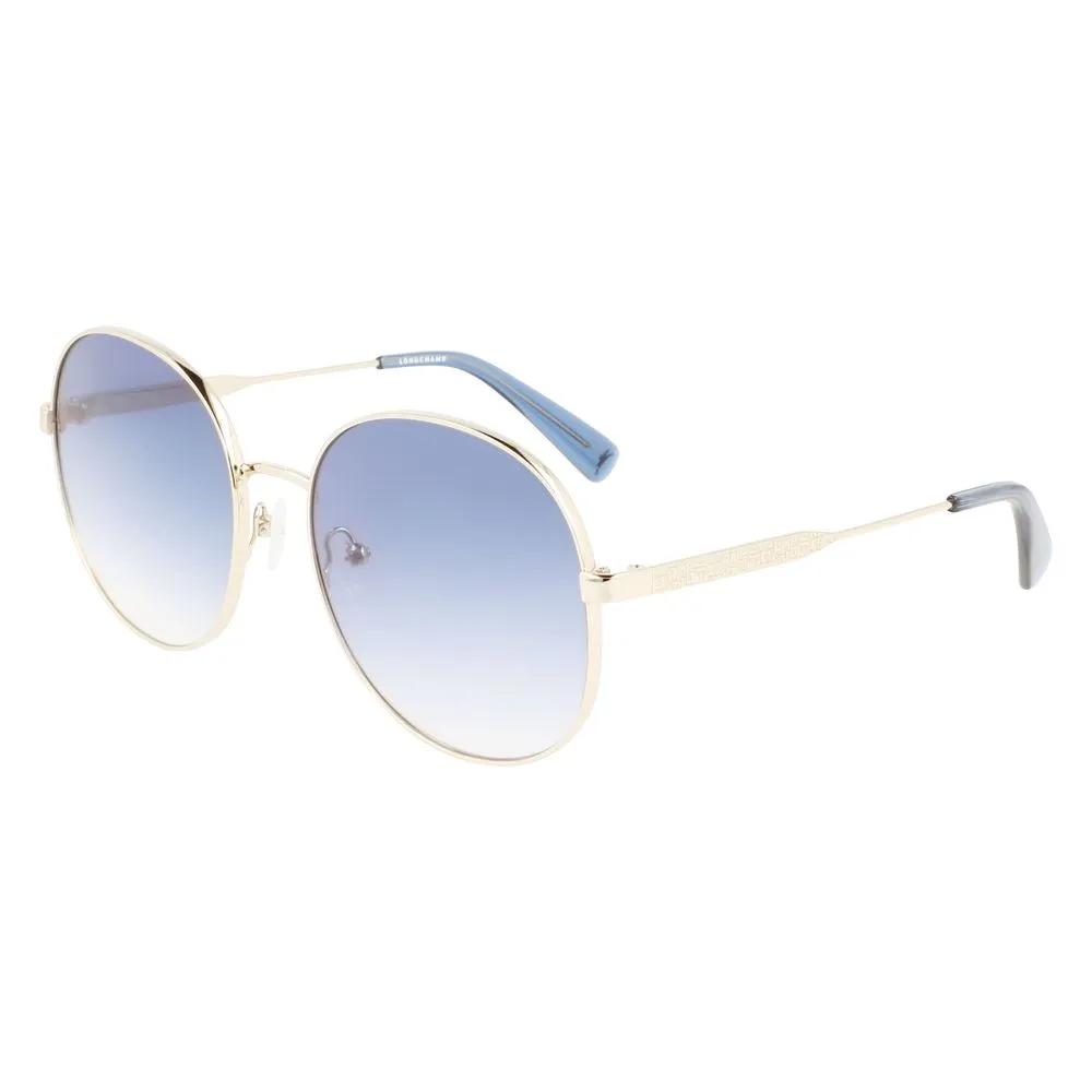 Longchamp Women's Gold Metal Sunglasses