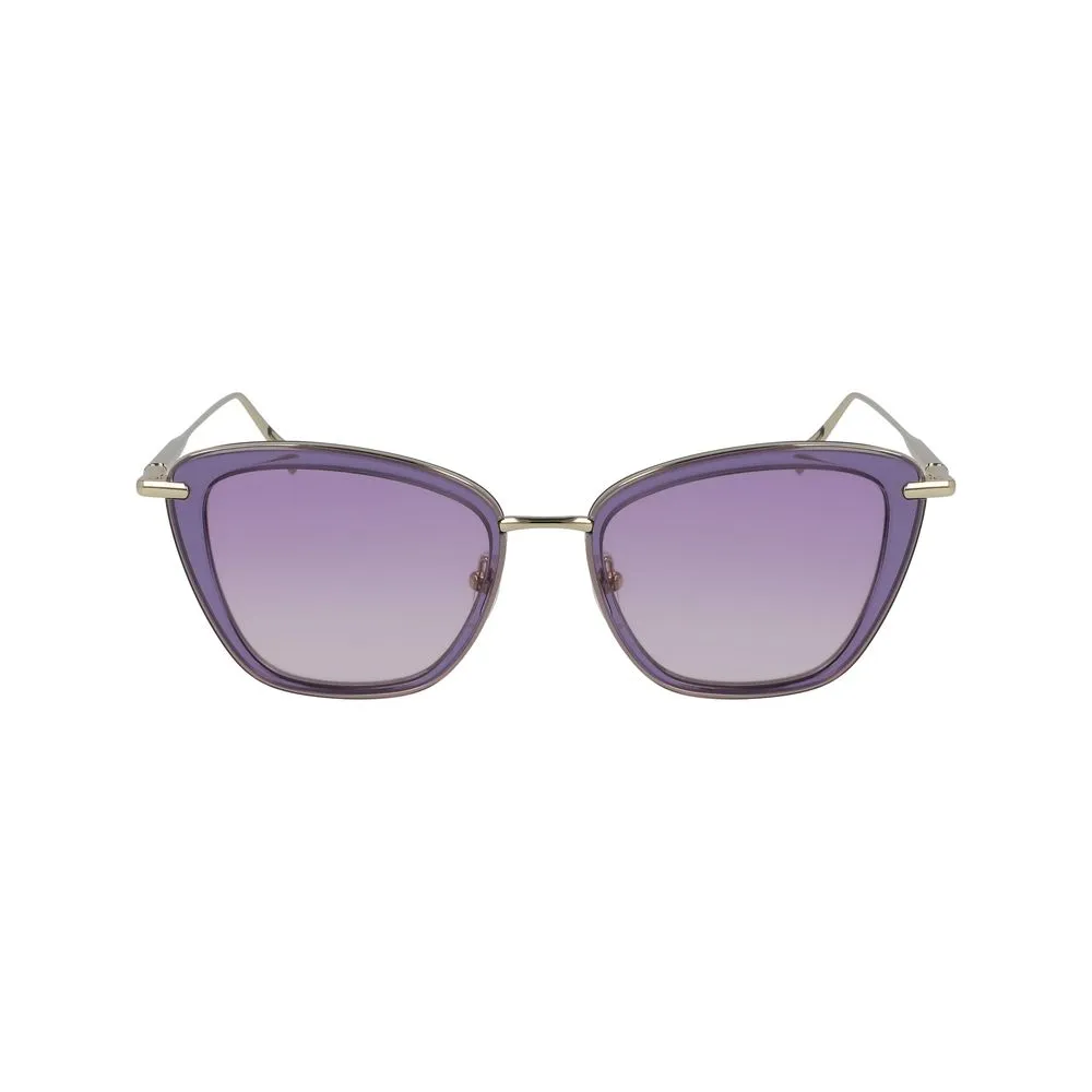 Longchamp Women's Purple Metal Sunglasses
