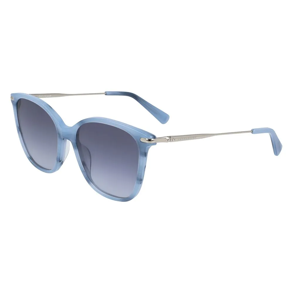 Longchamp Women's Blue Acetate Sunglasses