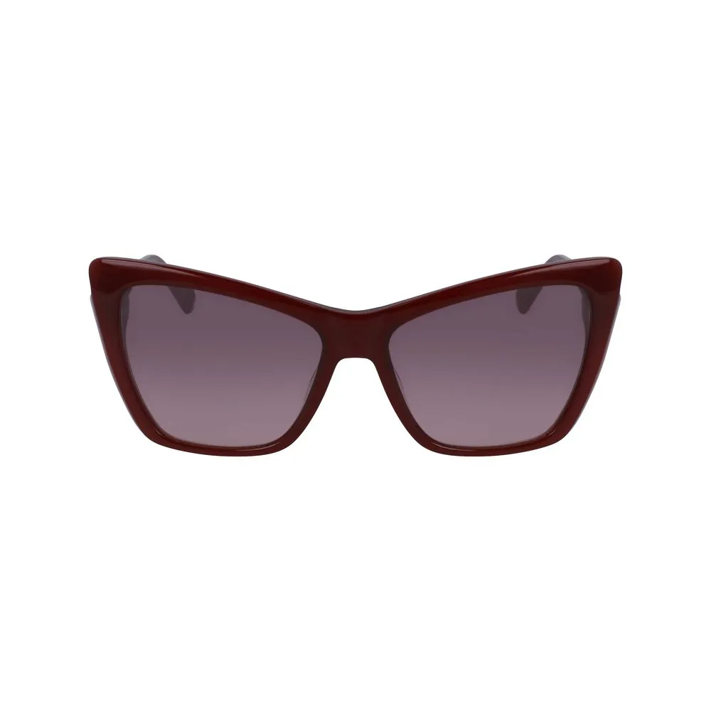 Longchamp Women's Red Acetate Sunglasses