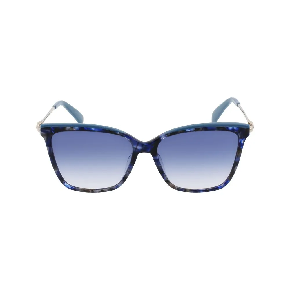 Longchamp Women's Blue Acetate Sunglasses