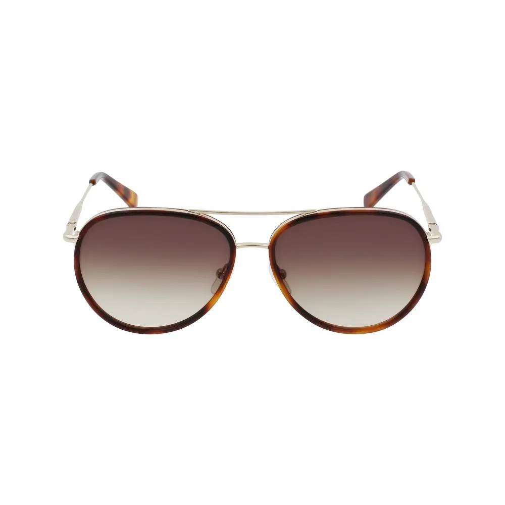 Longchamp Women's Gold Metal Sunglasses