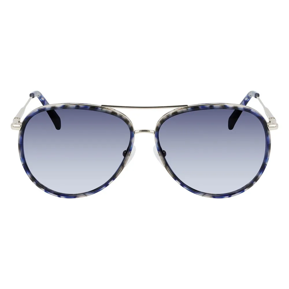 Longchamp Women's Gold Metal Sunglasses