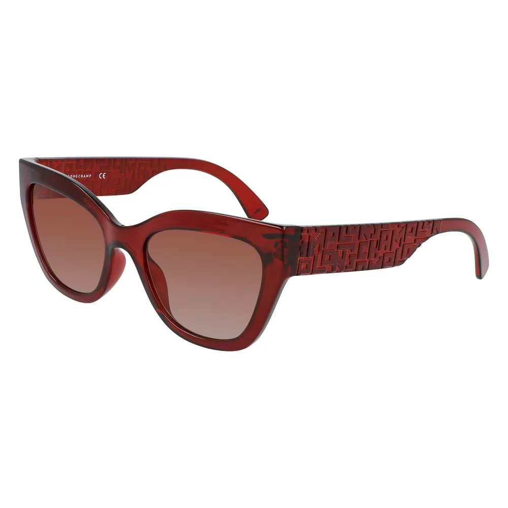 Longchamp Women's Red Injected Sunglasses