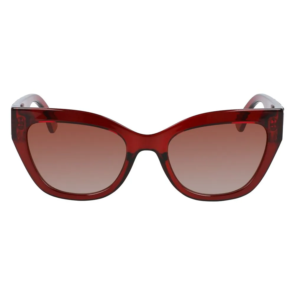 Longchamp Women's Red Injected Sunglasses
