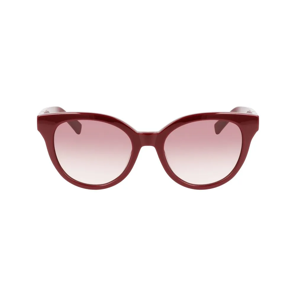 Longchamp Women's Red Acetate Sunglasses
