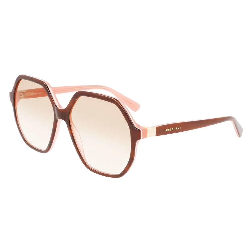 Longchamp Women's Brown Acetate Sunglasses