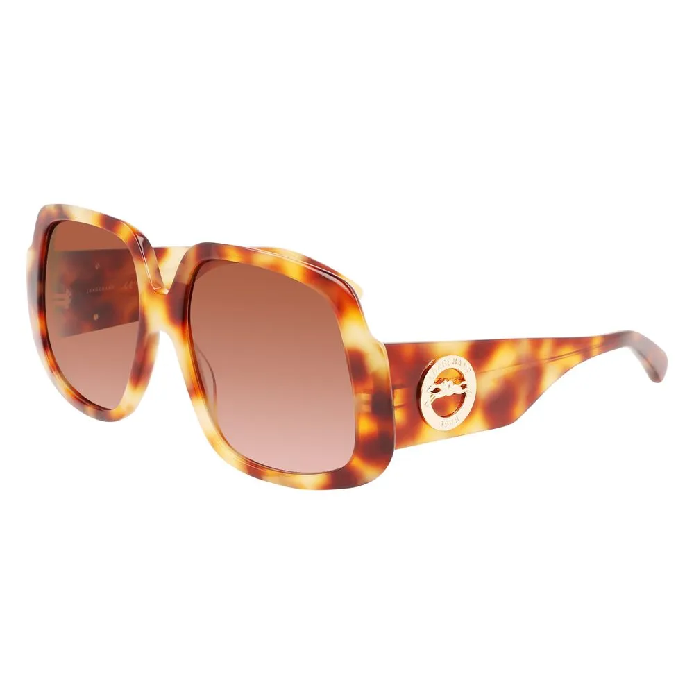 Longchamp Women's Brown Acetate Sunglasses