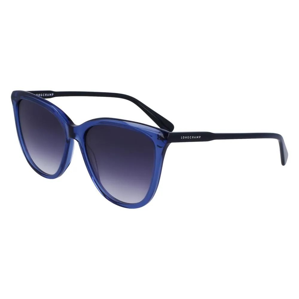 Longchamp Women's Blue Acetate Sunglasses