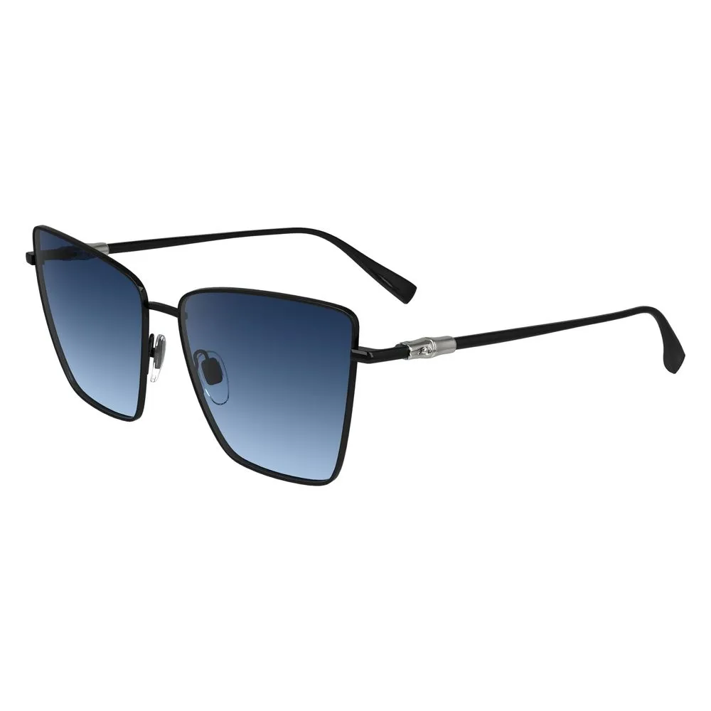 Longchamp Women's Black Metal Sunglasses